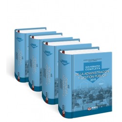 Portadas de la colección Guía normativa completa de la administración y gestión pública 2019