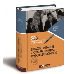 Portada de libro Libros Contables y Comprobantes de Pago Electrónicos
