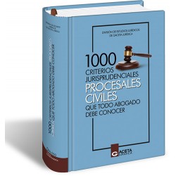 Portada de libro 1000 Criterios Jurisprudenciales Procesales Civiles Que Todo Abogado Debe Conocer