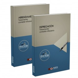 Portada de libro Arrendamientos. Tratamiento contable-tributario / Depreciación. Tratamiento contable-tributario