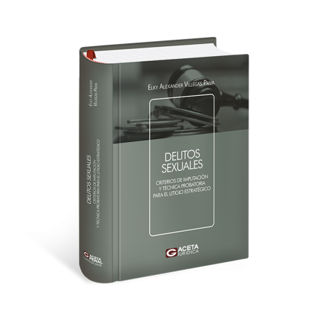 Portada del libro Delitos Sexuales · Criterios de Imputación y Técnica Probatoria para el Litigio Estratégico