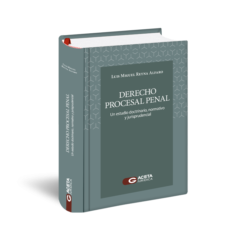 Portada de libro Derecho Procesal Penal · Un estudio doctrinario, normativo y jurisprudencial