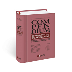 Portada del libro Compendium de Demandas y Escritos del Proceso Civil 3ª edición